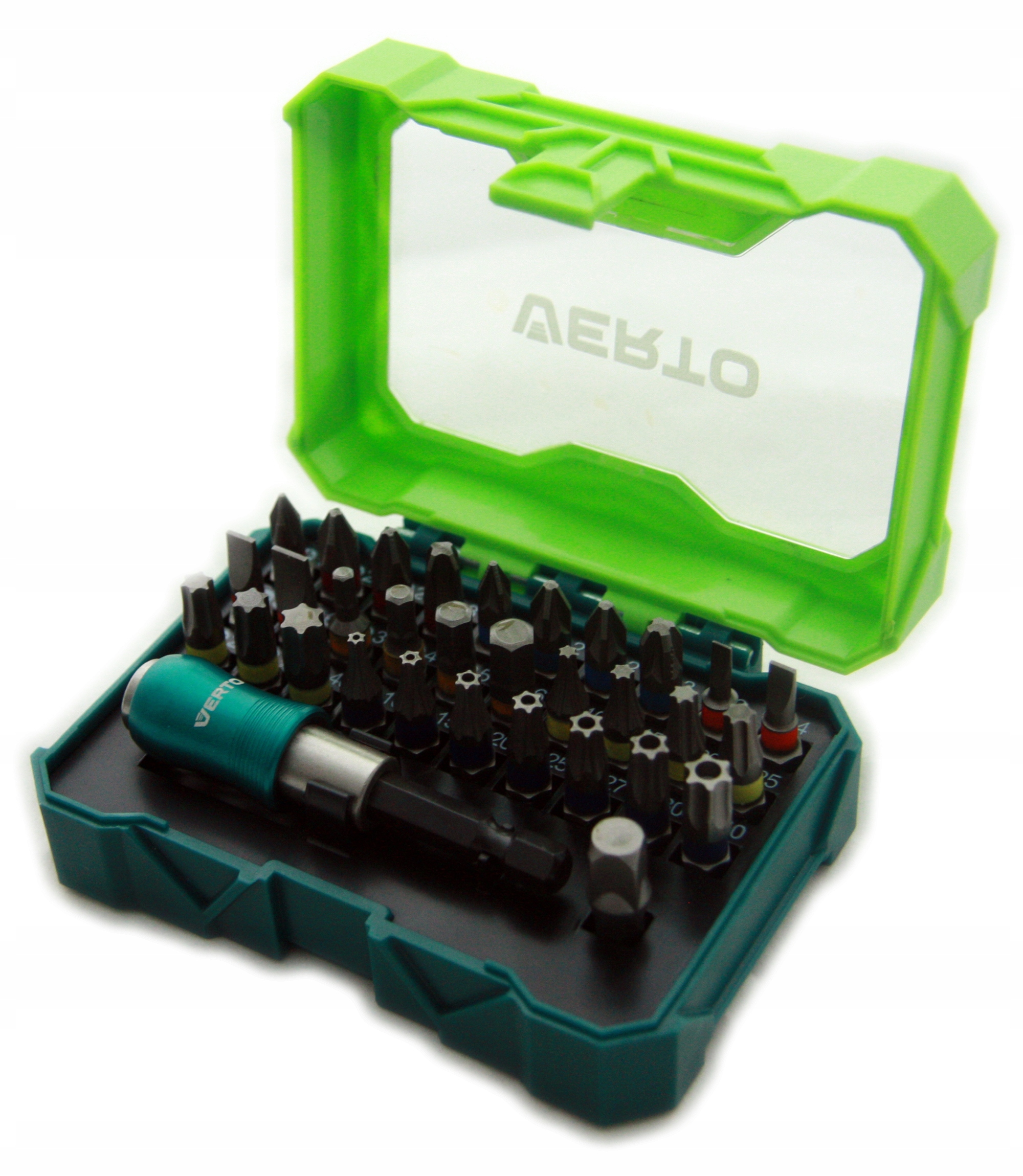 

Bity, końcówki wkrętakowe 1/4 32szt 66H620 Verto