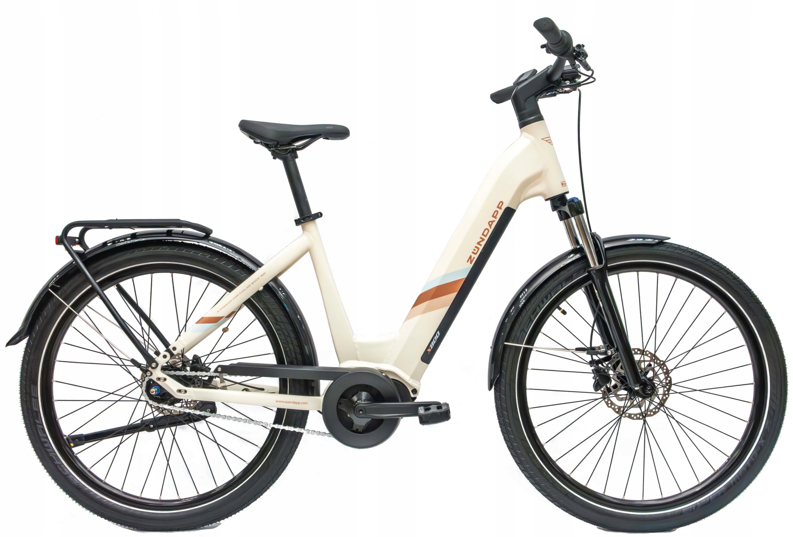 Zündapp Rower elektryczny X800 (antyczna biel)