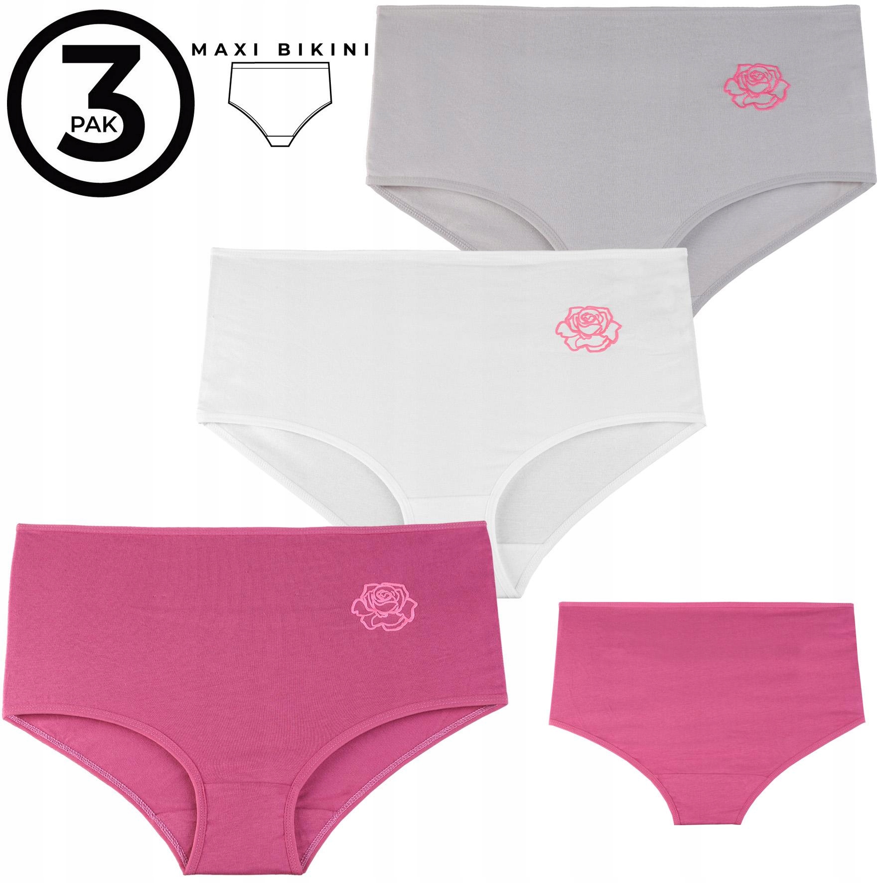 

Majtki Damskie Figi 3-PAK Moraj BDM331-005