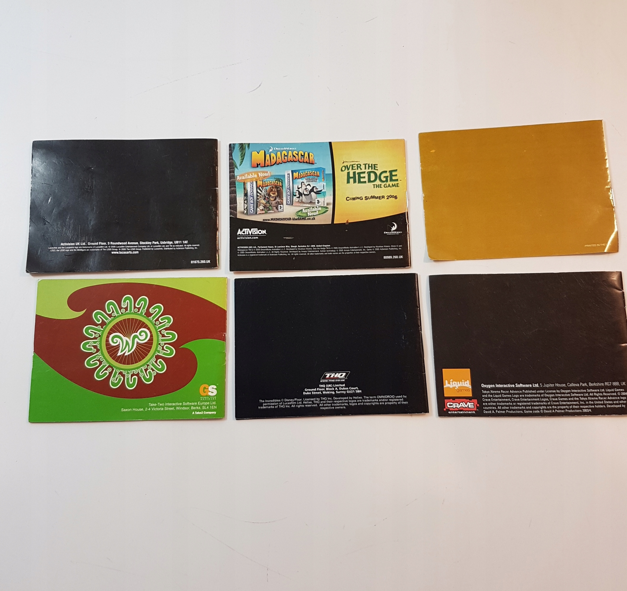 6 x INSTRUKCJA LEGO STAR WARS SHREK THE INCREDIBLES TOKYO XTREME CHARLIE Producent Nintendo