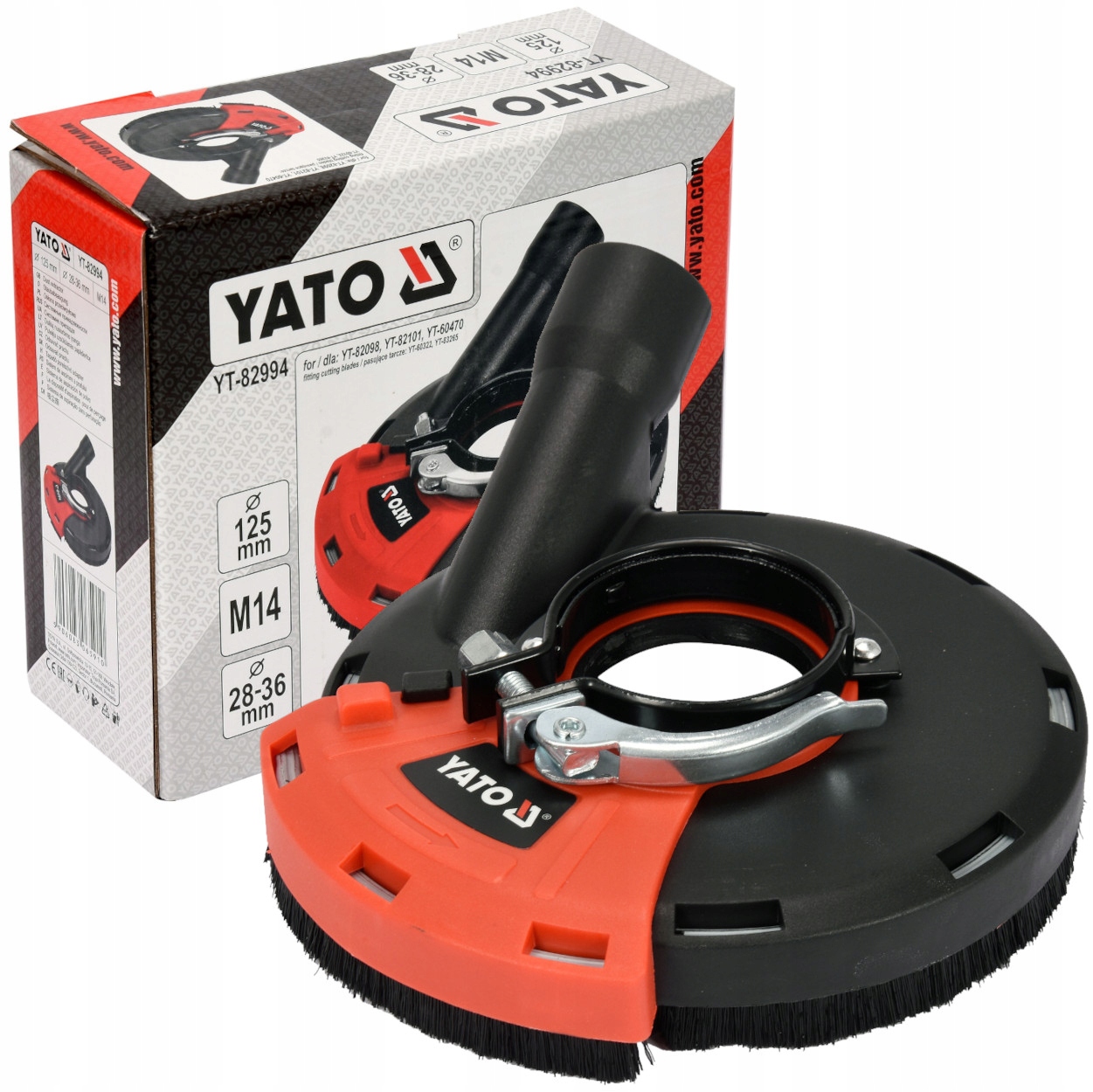 YATO OSLONA Z ODSYSANIEM PYLU DO SZLIFOWANIA