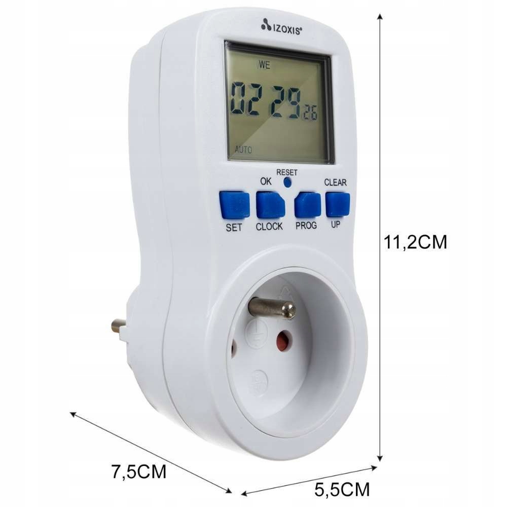 Elektroniczny Programator prądu lcd Czasowy timer Marka 4kom