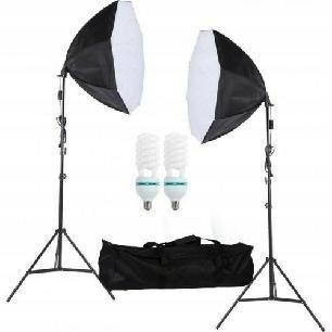 Softbox Octagon Set 2x led softbox 60 cm