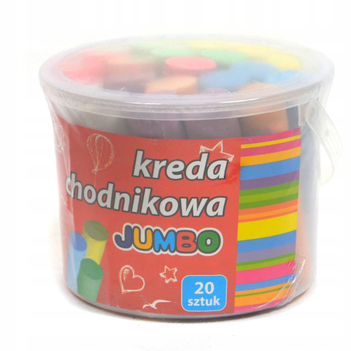 

073595 Kreda Do Rysowania Chodnikowa 20 Sztuk