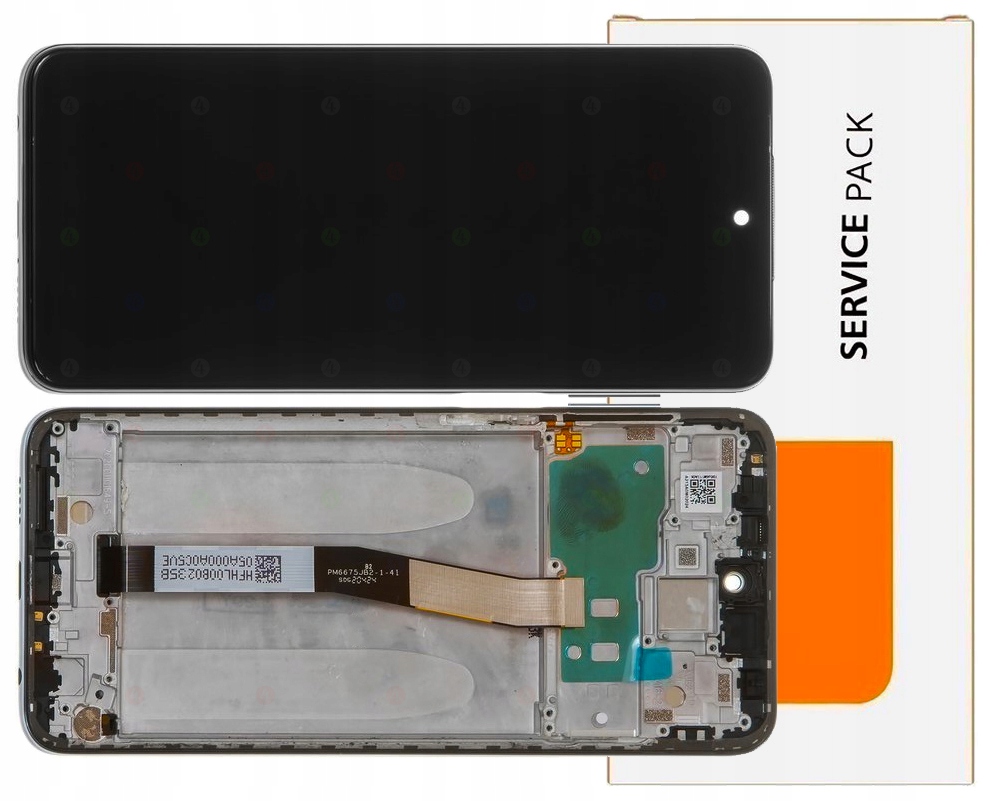 Displej Pro Xiaomi Redmi Note 9 Pro Originální LCD Displej Rámeček Grey