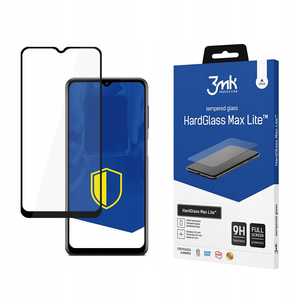 

Samsung Galaxy M12 Black 3MK Hardglass Max Lite