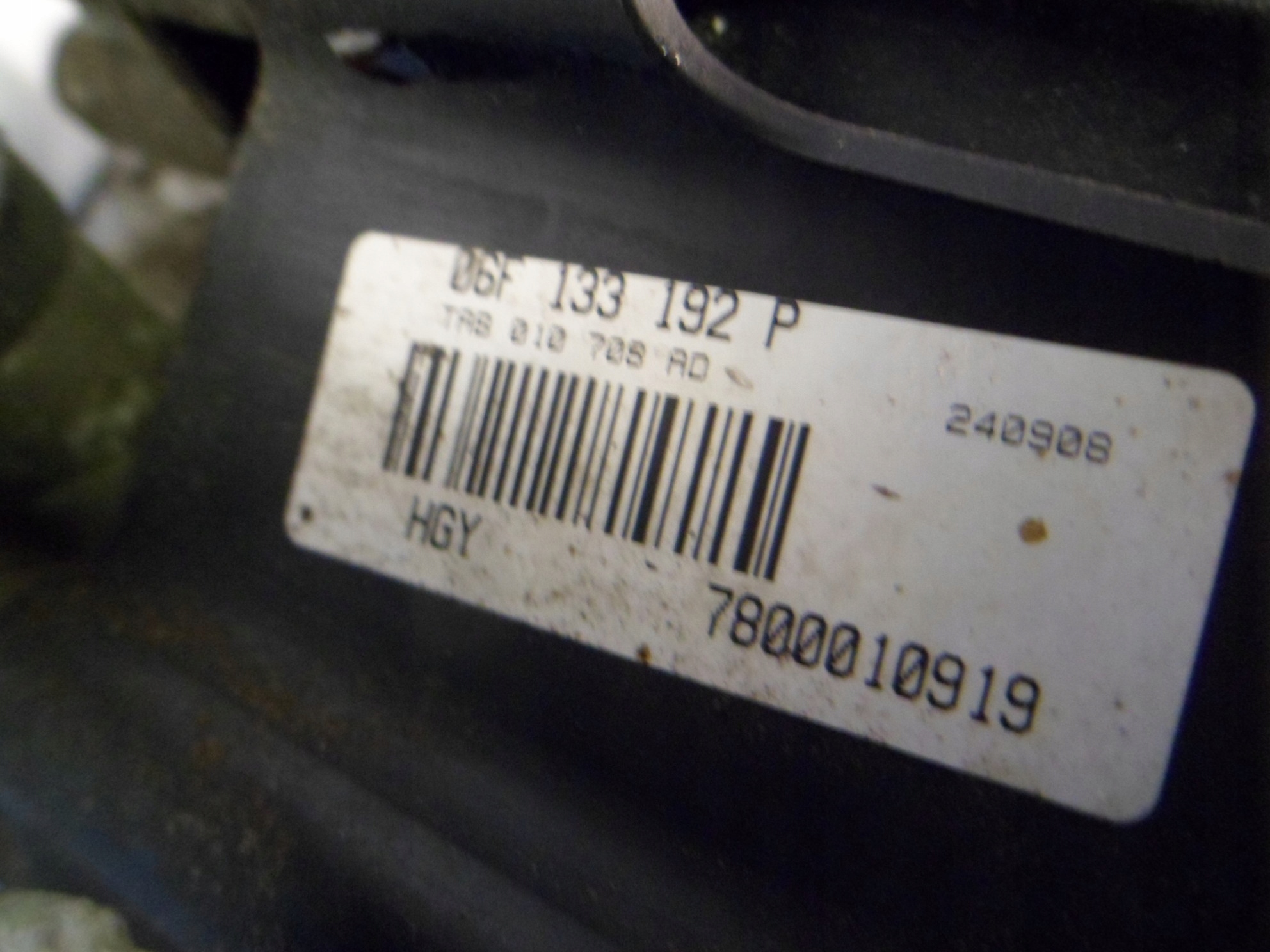 AUDI A3 S3 8P 2.0TFSI CDL intake manifold 06F133185EH