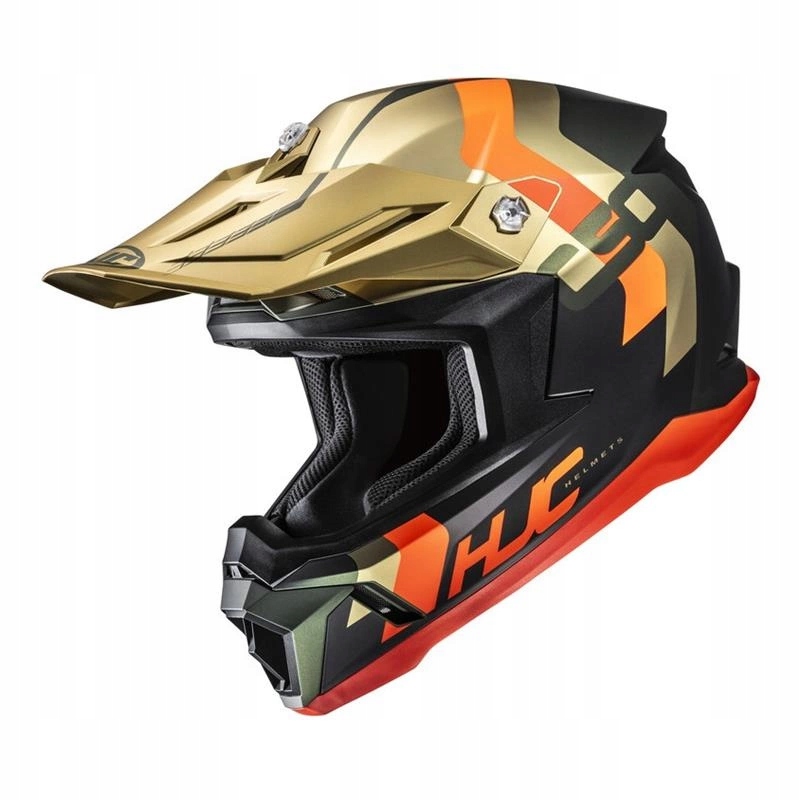 Motocyklová prilba Hjc C50 Primal Gold/black zlatá čierna Darčeky