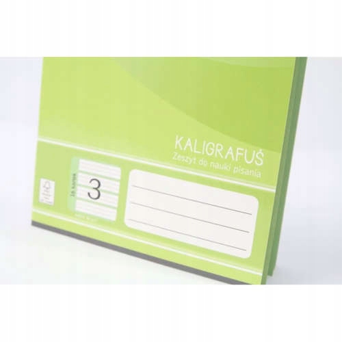 ZESZYT A5 DO NAUKI PISANIA 16K TRZY LINIE - NR 3 Rodzaj zeszyt w trzy linie