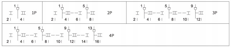 POWER SWITCH NETWORK-AGREGATE 4P 63A 1-0-2 Исходное состояние упаковки