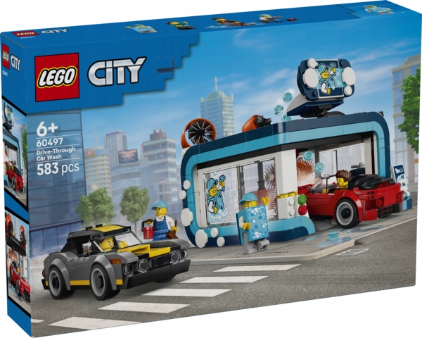 Lego(r) City 60497 Autouymyvárna S Průjezdem
