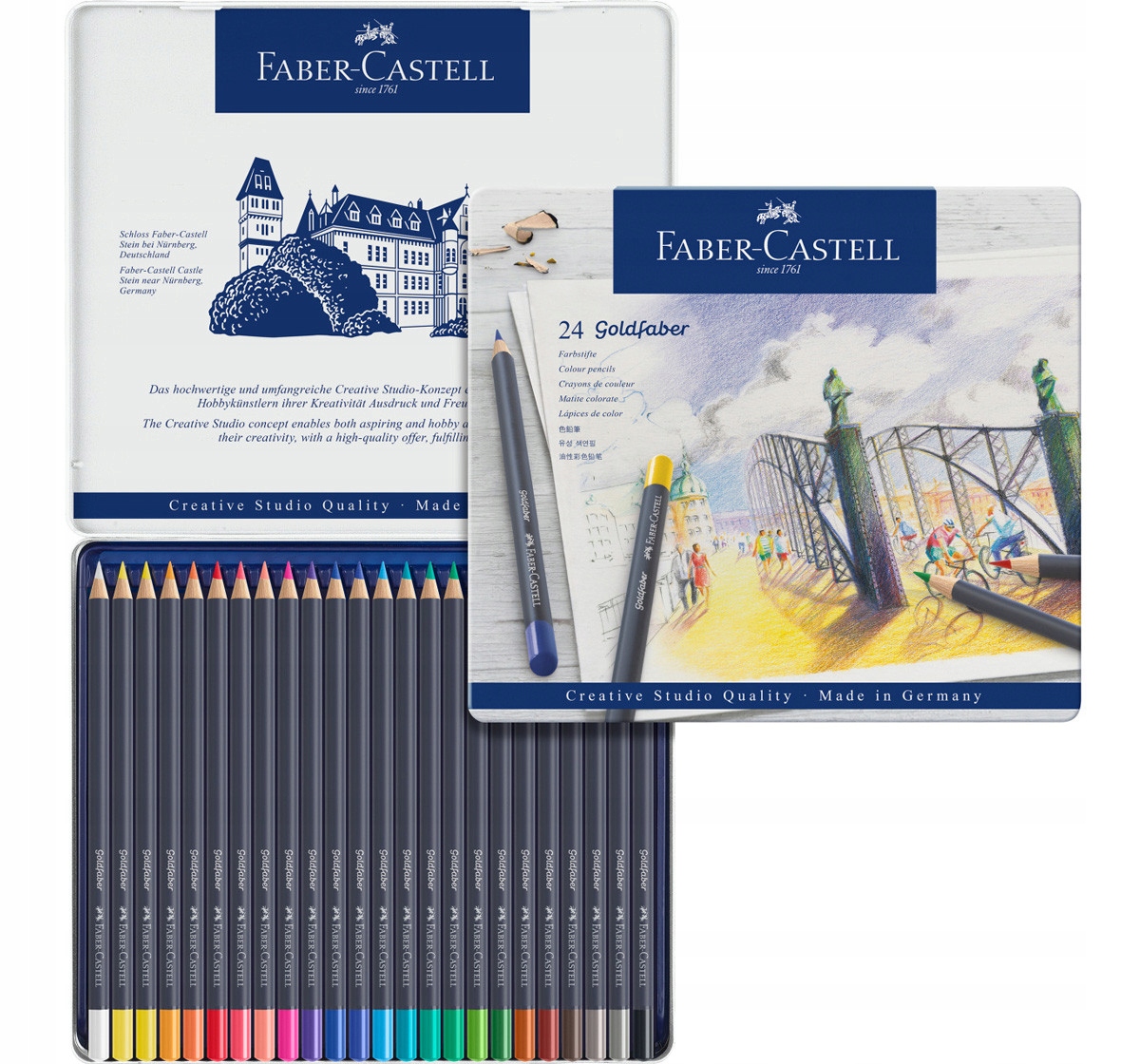 Sada pastelek Goldfaber Faber-Castell 24 barev
