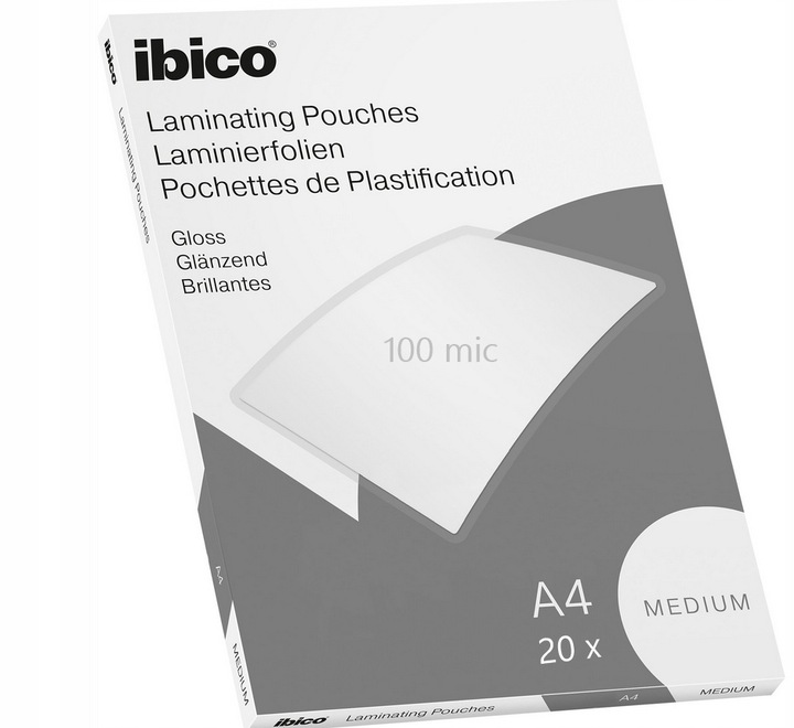 FOLIA DO LAMINOWANIA LAMINACYJNA LAMINACJI BŁYSZCZĄCA A4