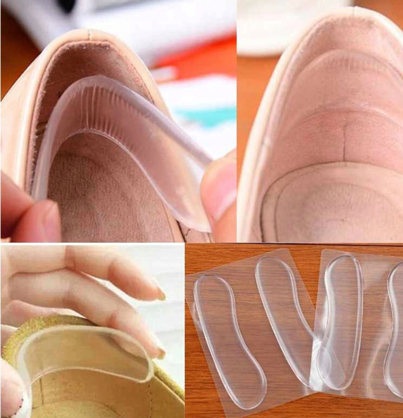 ZAPIĘTKI ŻELOWE DO BUTÓW- SAMOPRZYLEPNE- KOMPLET 2 SZTUKI Model wkładki