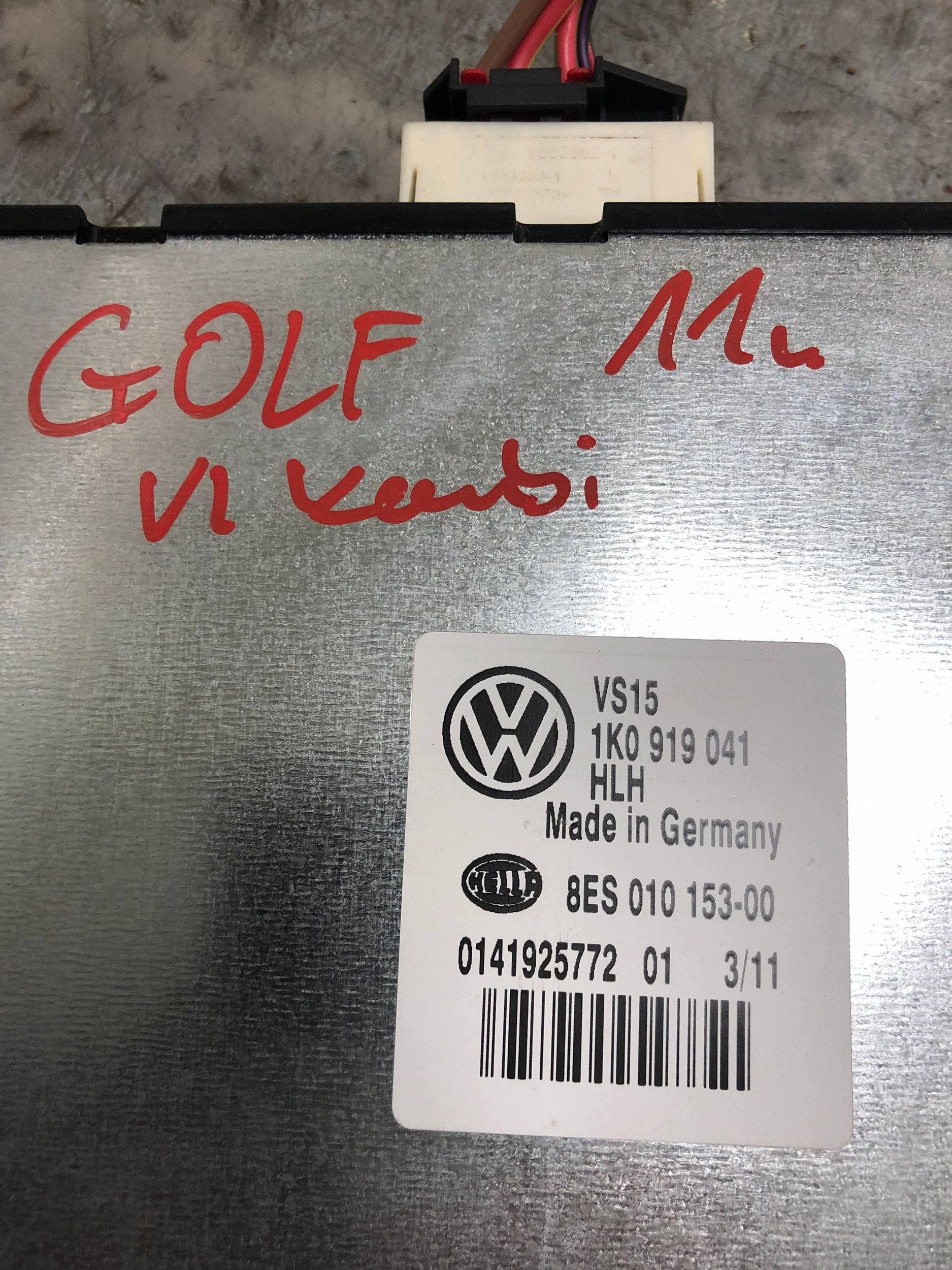 module unité de commande électronique uce barre stabilisatrice de tension VW GOLF VI KOMBI 1K0919041
