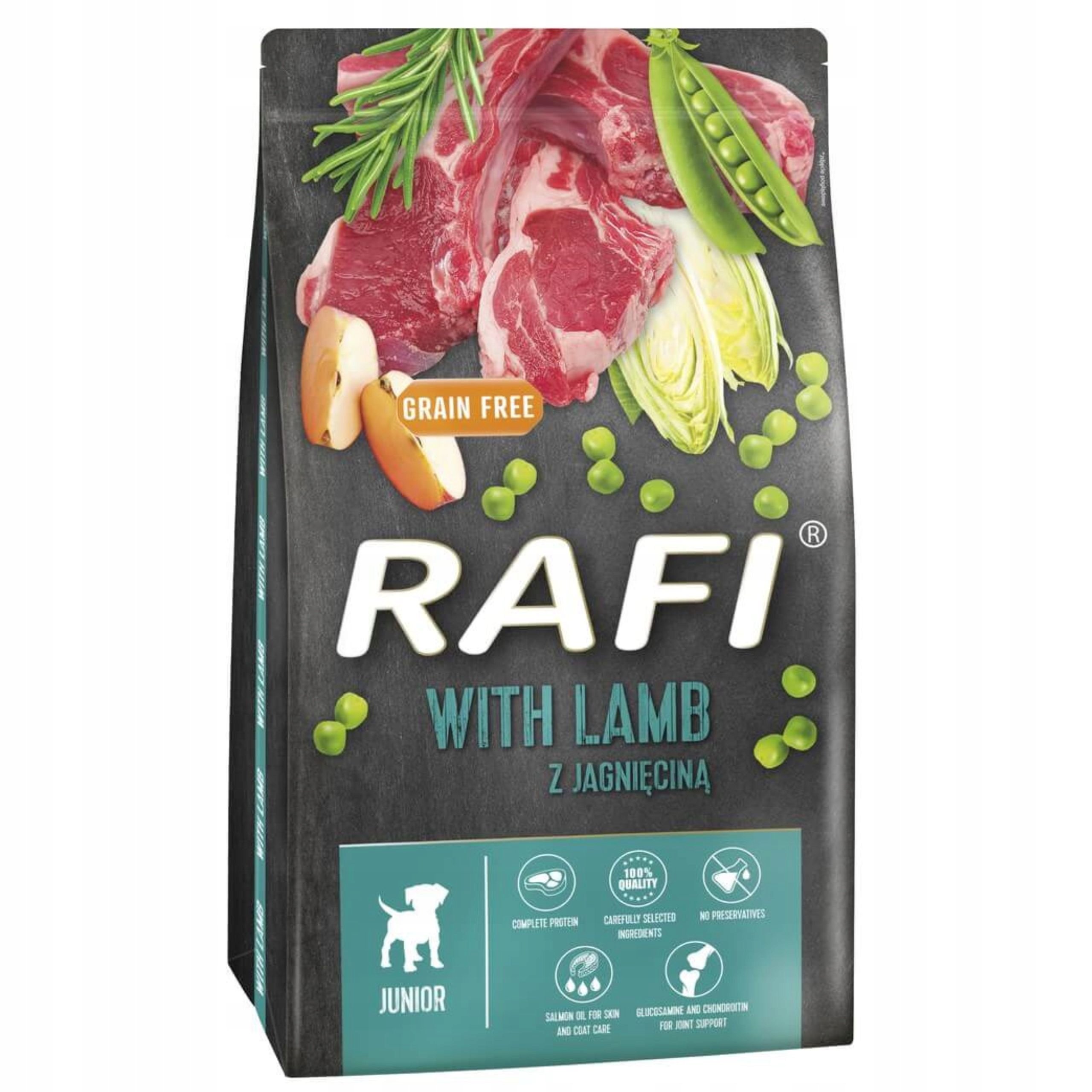 Rafi Junior Lamb 10kg z Jagnięcina karma dla psa