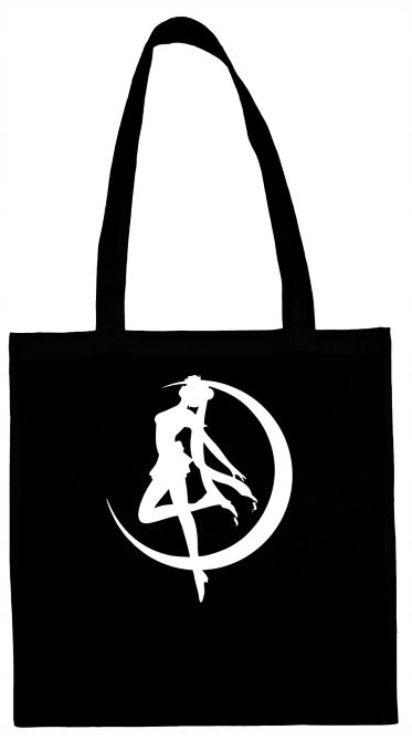 

Sailor Moon torba na zakupy czarno biała