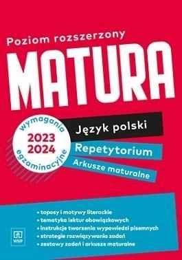 Matura Repetytorium i arkusze Język polski rozszerzenie Wsip