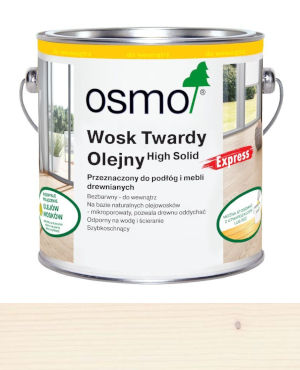 Osmo 3340 Tvrdý vosk olejový, olejový, vosk 0,75L Bílý