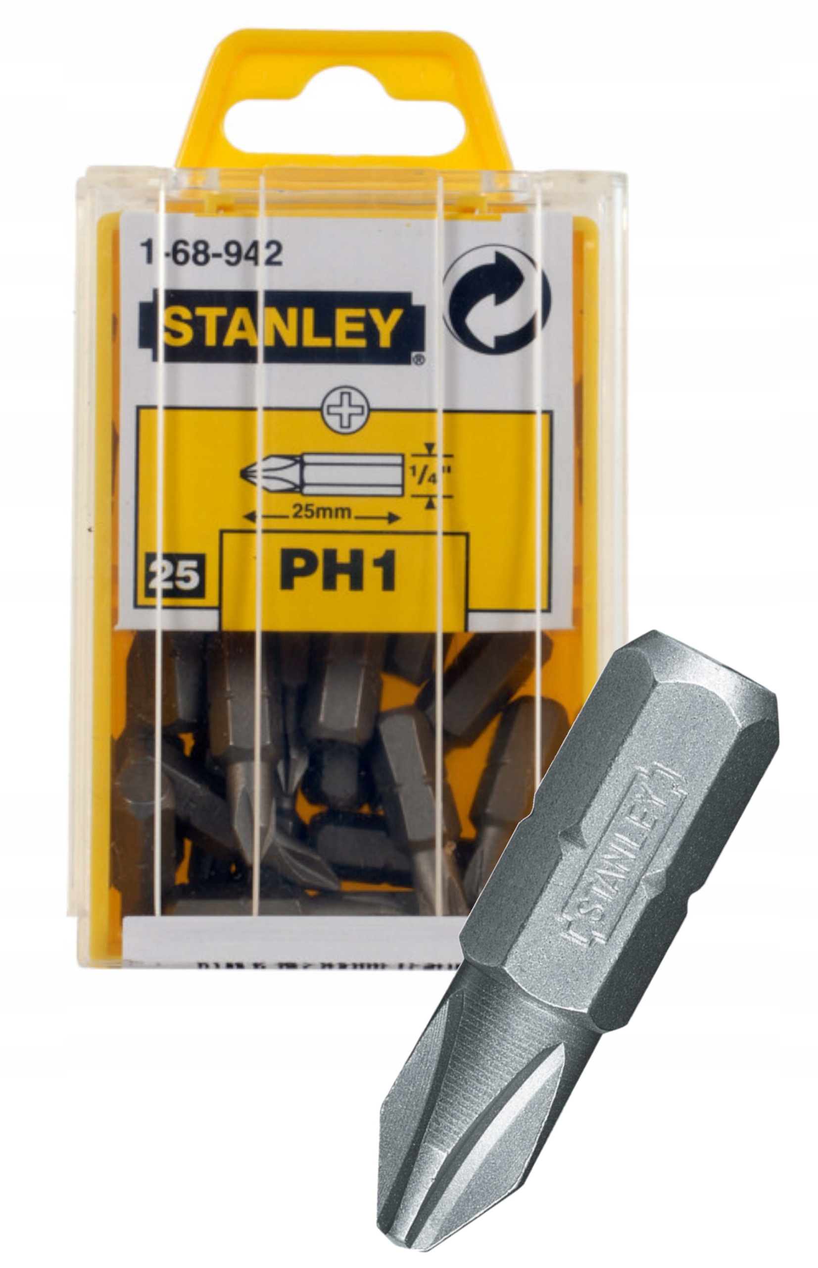 

Stanley Końcówka 1/4 PH1 X 25MM 25SZT 1-68-942