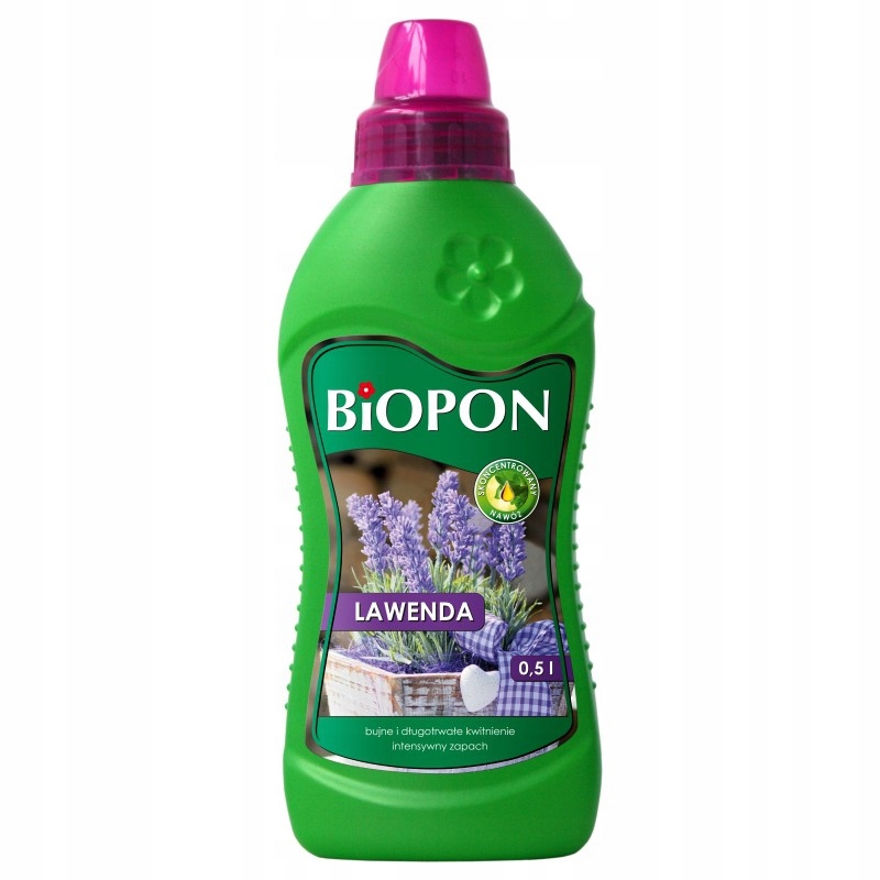 

Biopon Nawóz Dolistny Doglebowy Do Lawendy 0,5 L