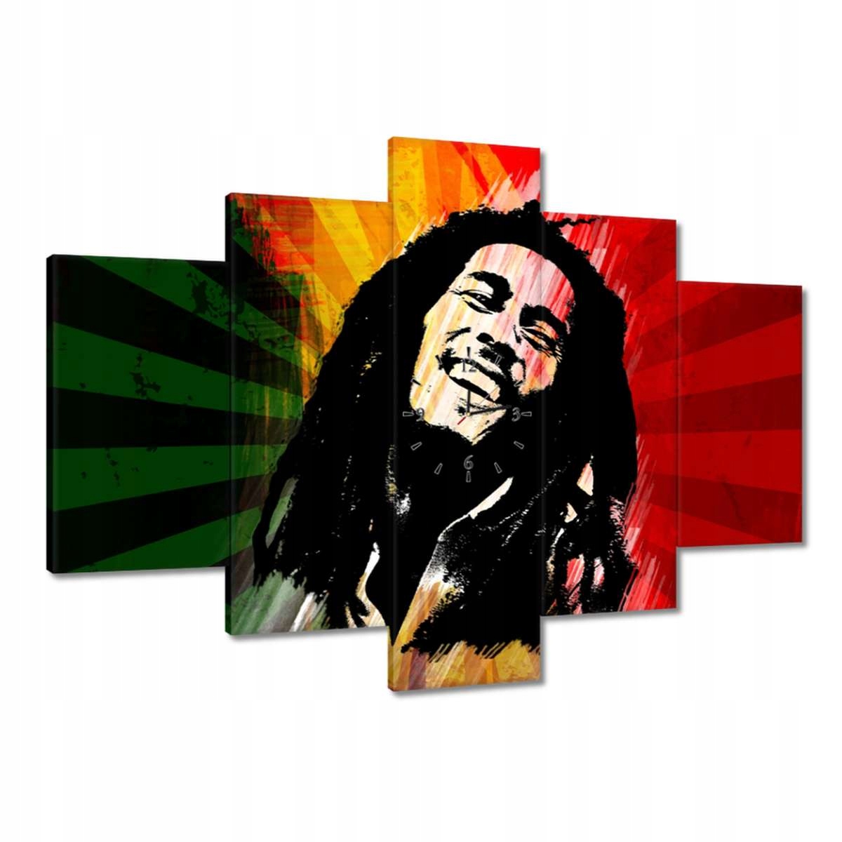 Hodiny 150x105 Bob Marley Reggae