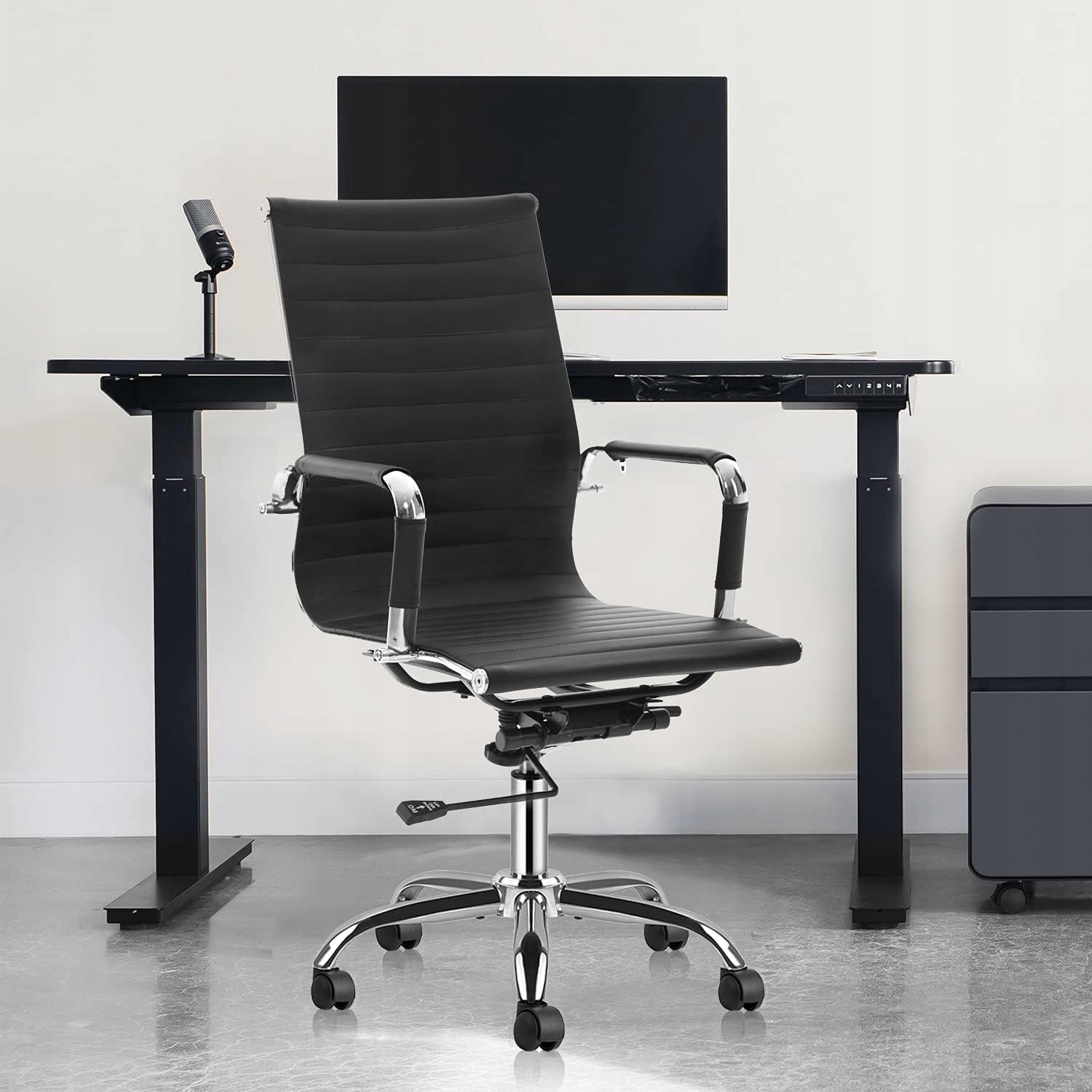 Podstawa krzesła biurowego Mastery Mart, srebrna, 70 cm Materiał stal