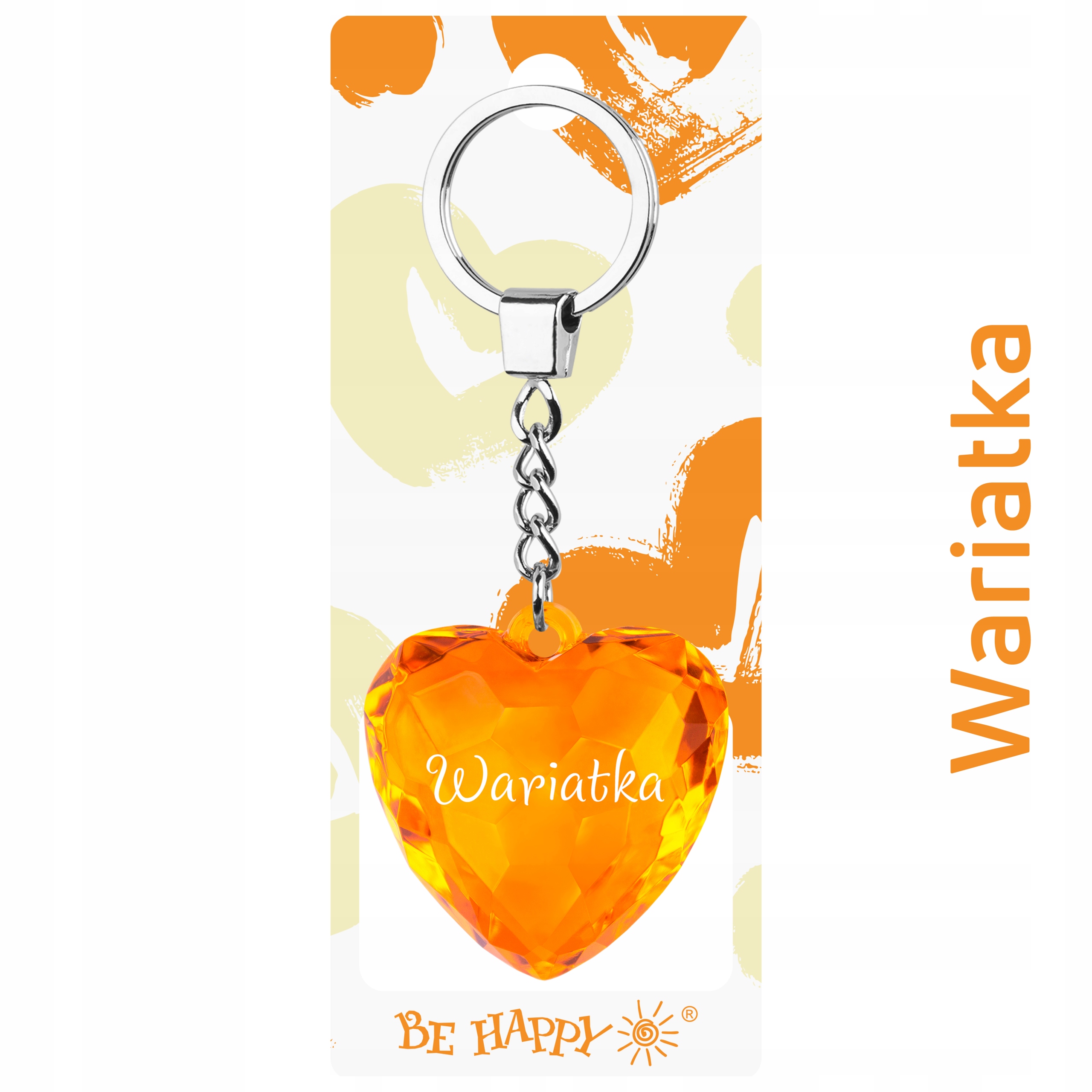 

Brelok Serce Prezent Upominek Wariatka