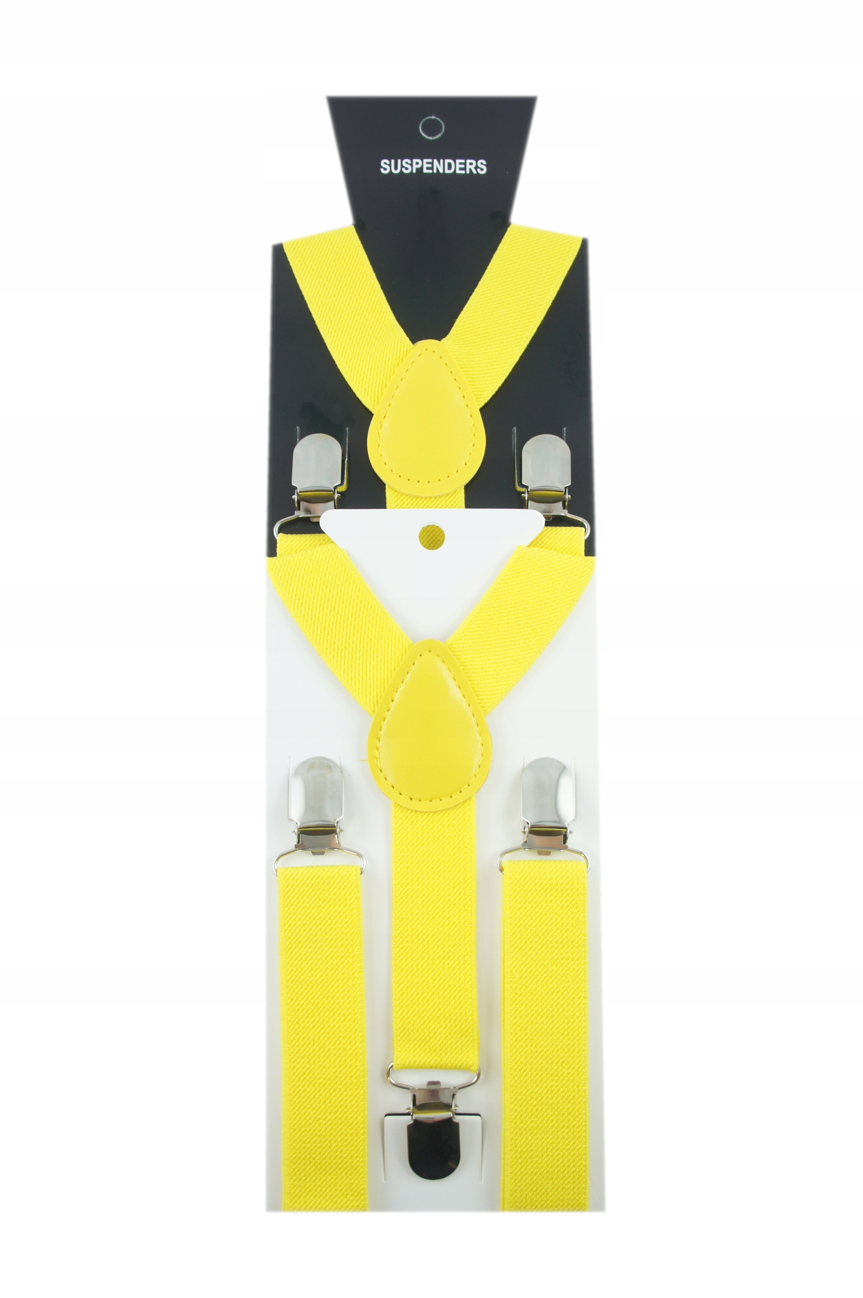 Szelki do spodni uniwersalne unisex regulowane 3 klipsy ŻÓŁTE KANARKOWE Marka inna