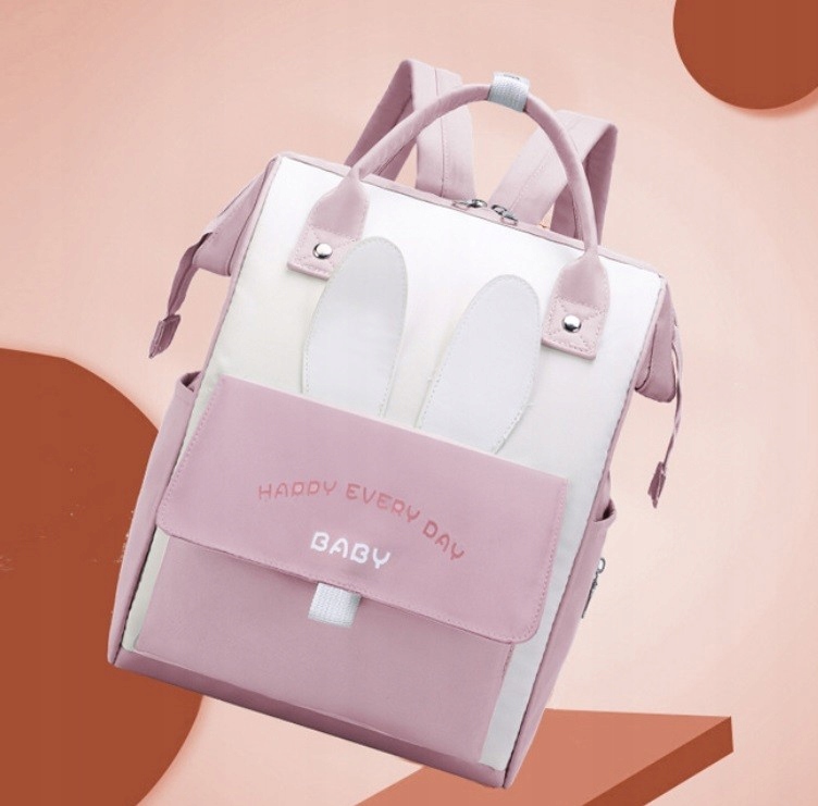 TORBA DO WÓZKA PLECAK ORGANIZER DLA MAMY TATY 3w1 Wzór dominujący bez wzoru