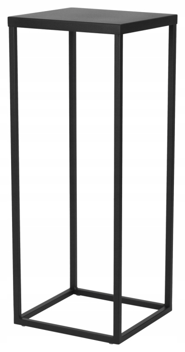 KWIETNIK STOJAK NA KWIATY DEKORACJE OKOLICZNOŚCIOWE LOFT 60 CM - CZARNY Marka Versanis