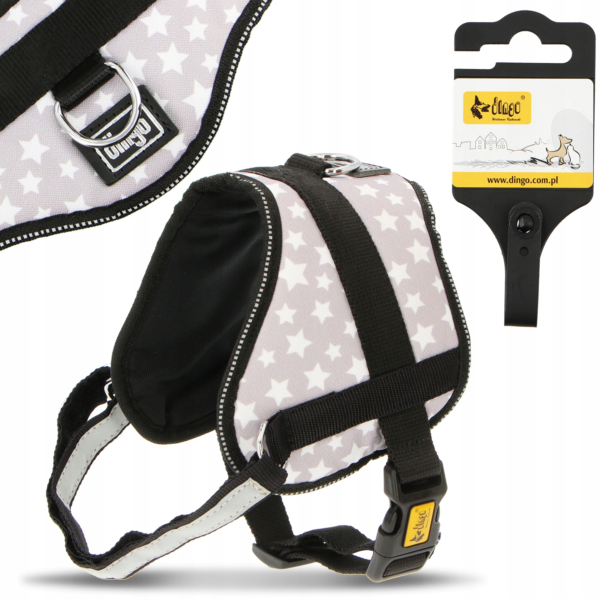 Pásky Pro Psa 50-62 cm Beztlakové Nastavitelné XL Pohodlné Lehké Procházky B9