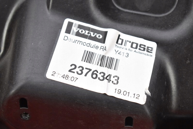 window regulator right rear part 30753330 VOLVO XC60 1 and 08-13