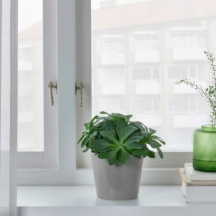 IKEA SKOGSVINBAR OSŁONKA DONICZKI SZARA 9 CM Kod producenta 805.084.48