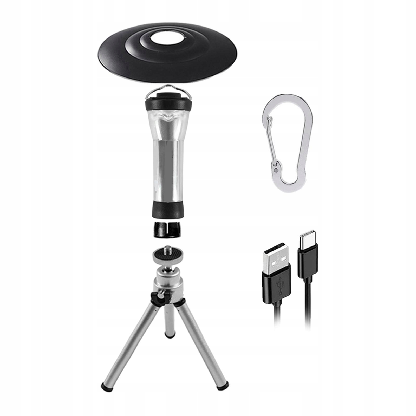 Mini Outdoor Camping Lights Latarka LED Awaryjne oświetlenie Argent