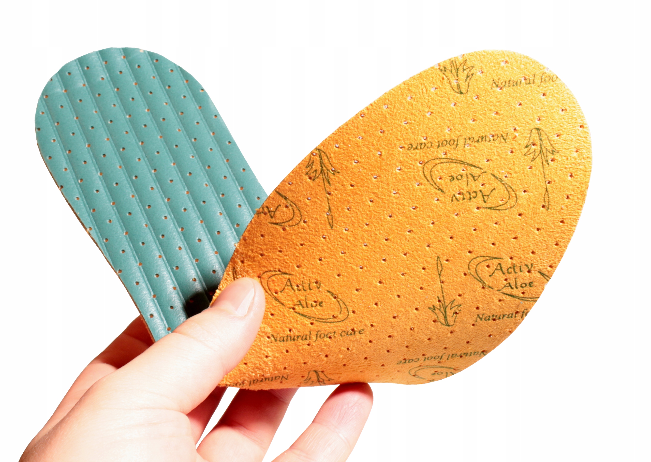 WKŁADKA DO BUTÓW WYGODNE PRZECIWPOTNE ALOE VERA R.50 Płeć uniseks