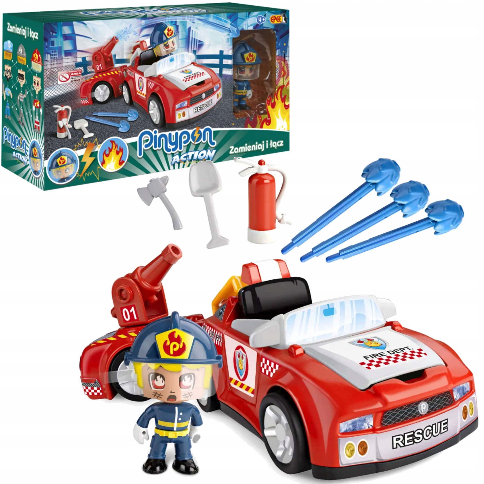 

Epee Pinypon Zestaw Action Straż Auto +akcesoria