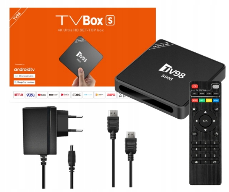 Dekoder Android 7.1 Smart Tv Box 8GB Mxq Pro 4K Odtwarzacz Multimedialny