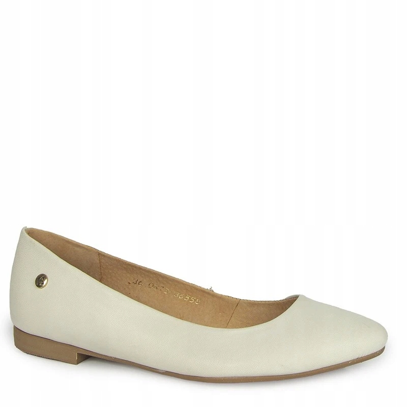 Maciejka 00873-32/00-5 Béžové Kožené Baleríny 38
