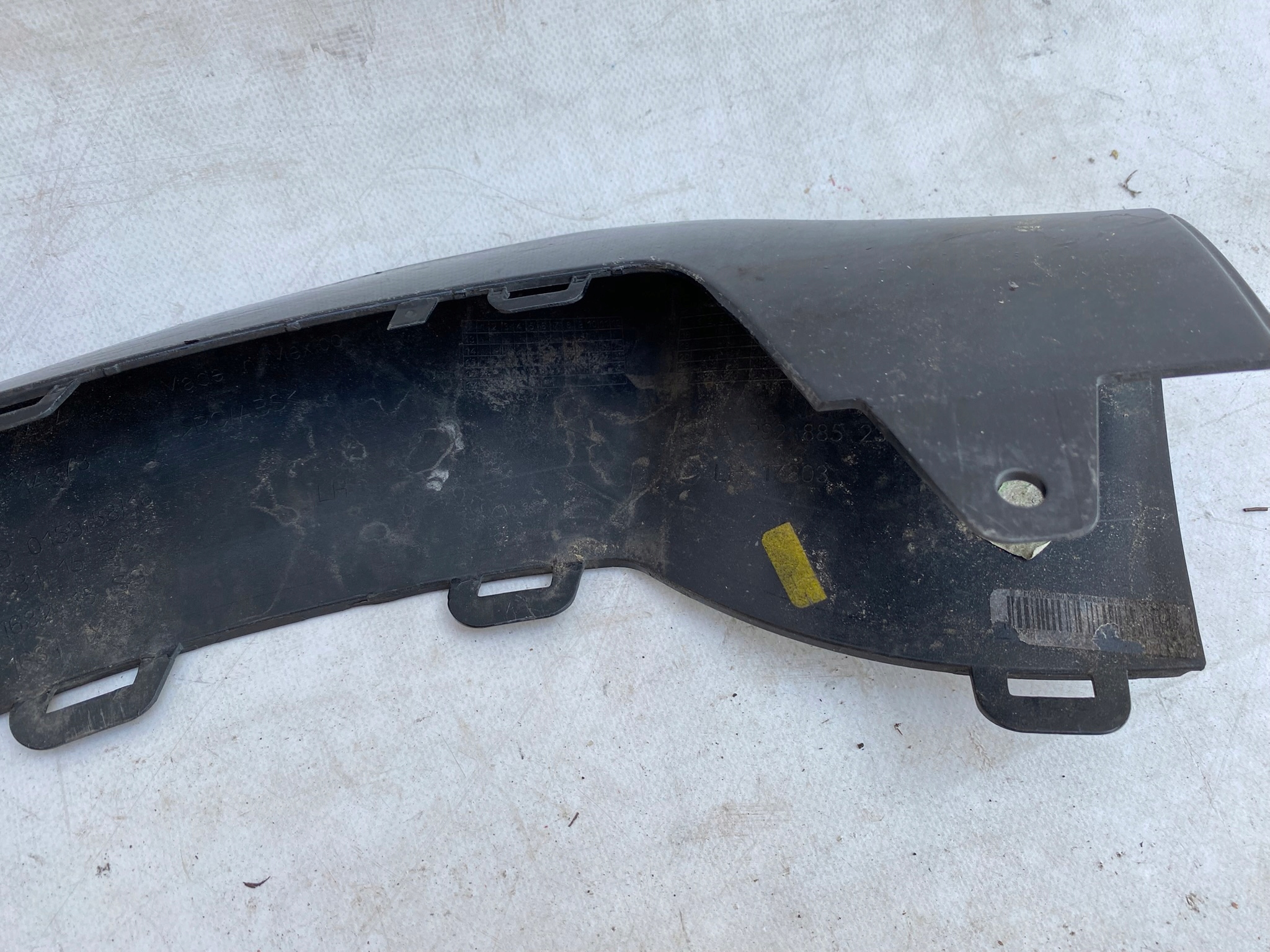 MERCEDES GLE GLS W292 AMG left moulding CHROM bumper front