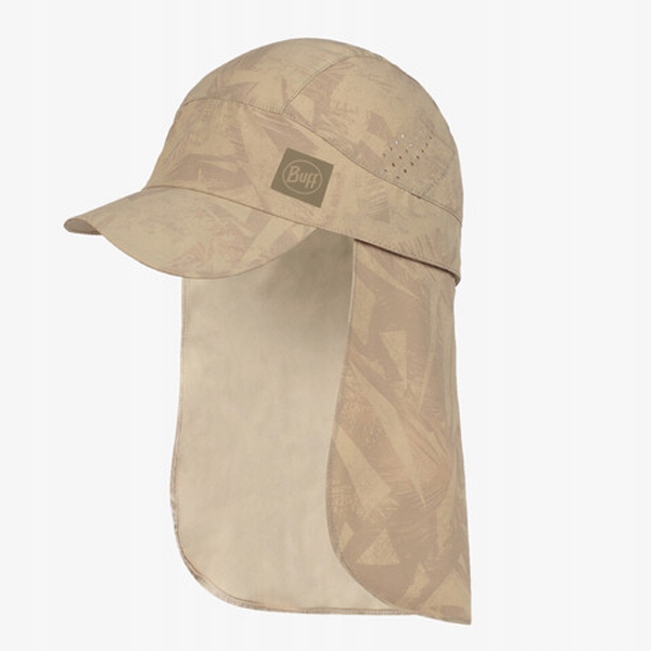 Buff czapka sahara cap z nakarcznikiem ochrona UVP50 sand S/m