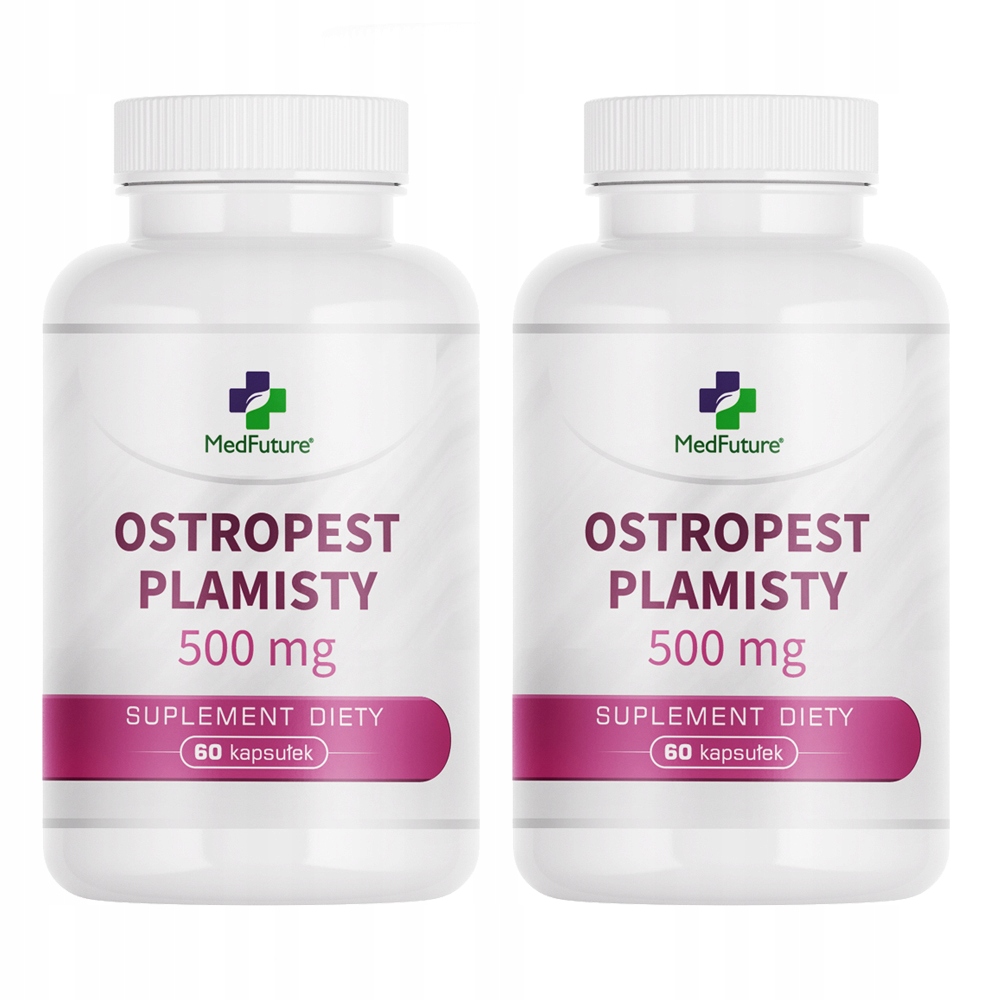 Ostropest plamisty w kapsułkach 500 mg (Silibum marianum) Detox Wątroby
