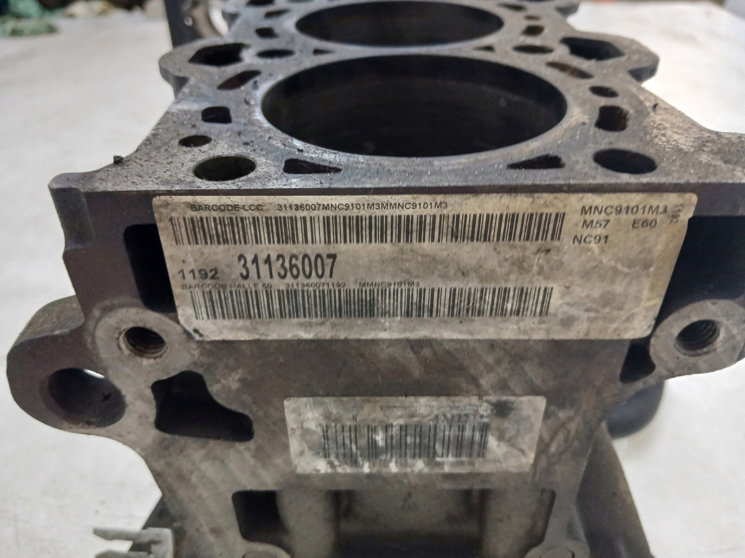 BLOK Motore BMW E60 E61 3.0 D M57 7788546