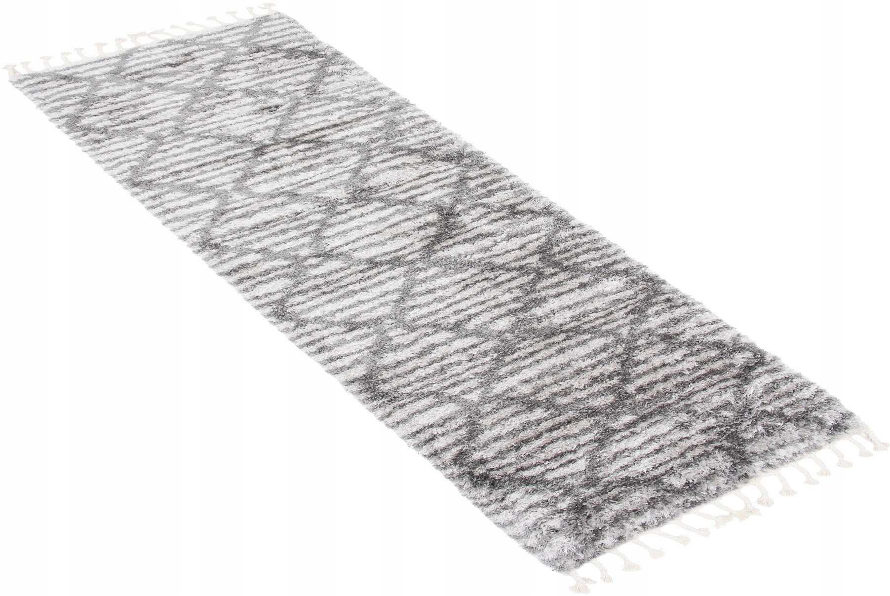 Koberec Koberec Běhoun Shaggy Aztec 70x300 Třásně Boho w23