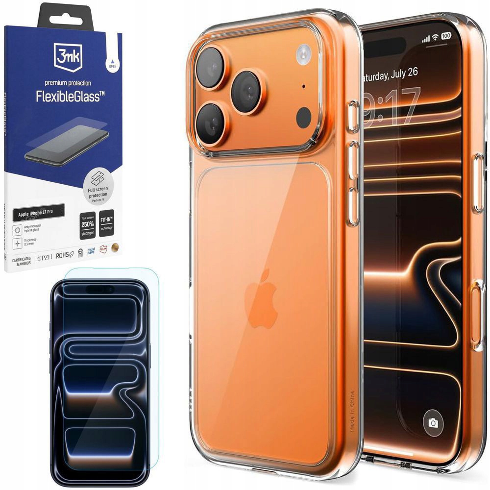 Pouzdro Jcpal DualPro ochranné Sklo 3mk pro Apple iPhone 17 Pro