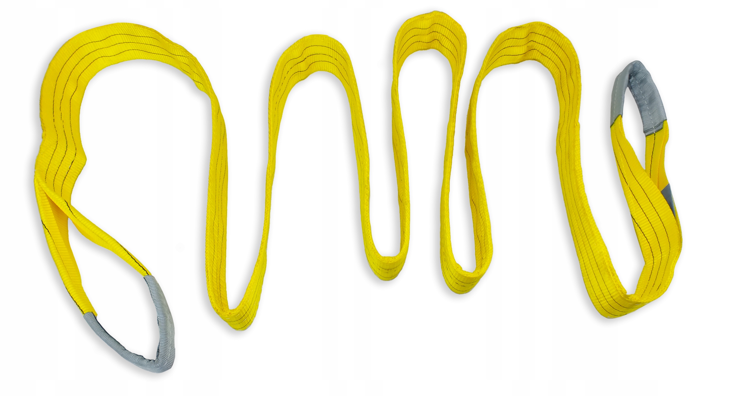 Zawiesie Pasowe Dźwigowe z pętlami 3T 5,5m ATEST