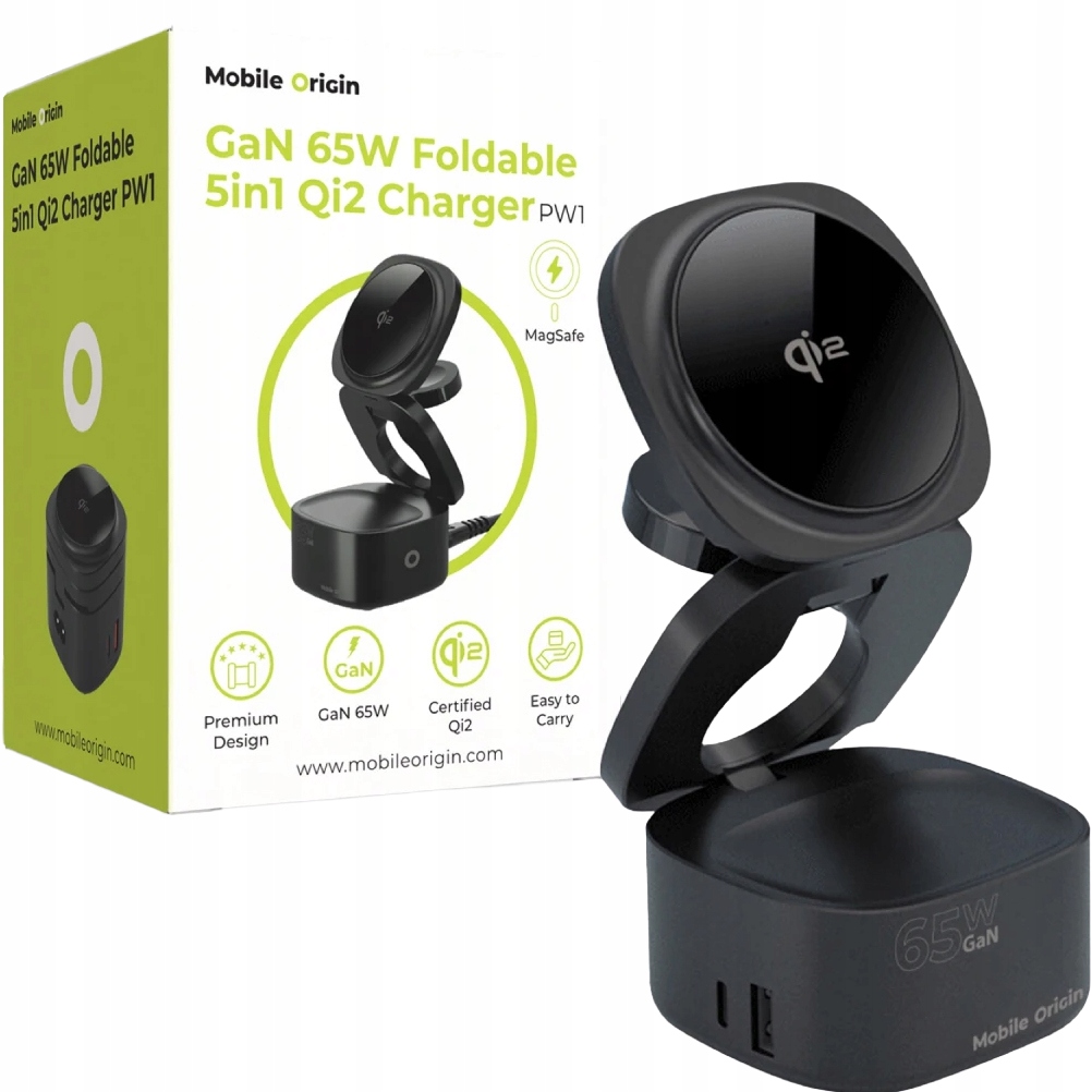 Nabíječka pro MagSafe Mobile Origin Usb-a Usb-c, výkonná, indukční, mobilní