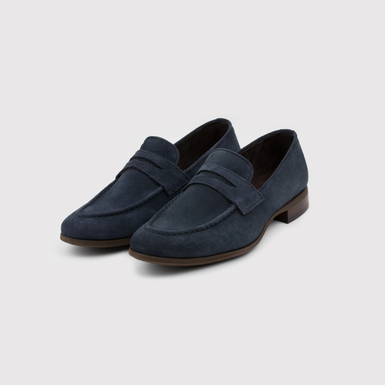 Elegantní modré pánské mokasíny Pako Lorente, velikost vel