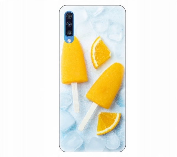 

Etui pokrowiec Samsung Galaxy A70 Lody cytryna
