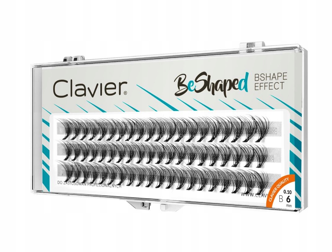 

Kępki Rzęs Clavier BeShaped 6mm – skręt B